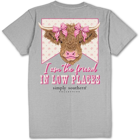 “I am the Friend in Low Places” Shirt by Simply Southern 1day SALE - Picture 3 of 4